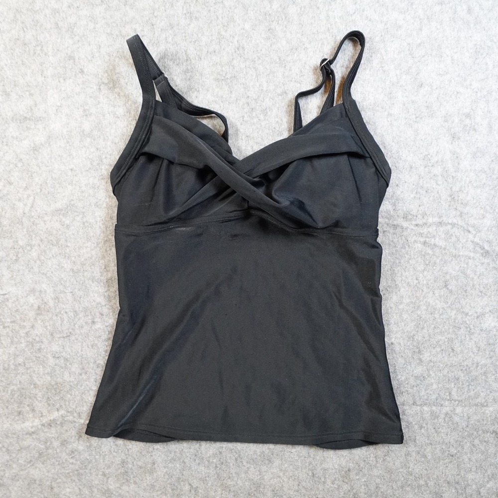 Athleta Swimsuit‎ Top Womens 32 B/C Twister Tankini Black